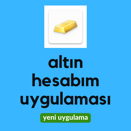 Altın Hesabım mobil uygulaması
